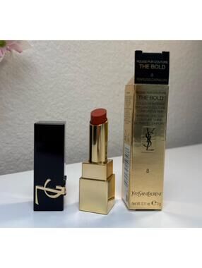 NEW Yves Saint Laurent YSL Rouge Pur Couture The Bold #8 Fearless Carnelian